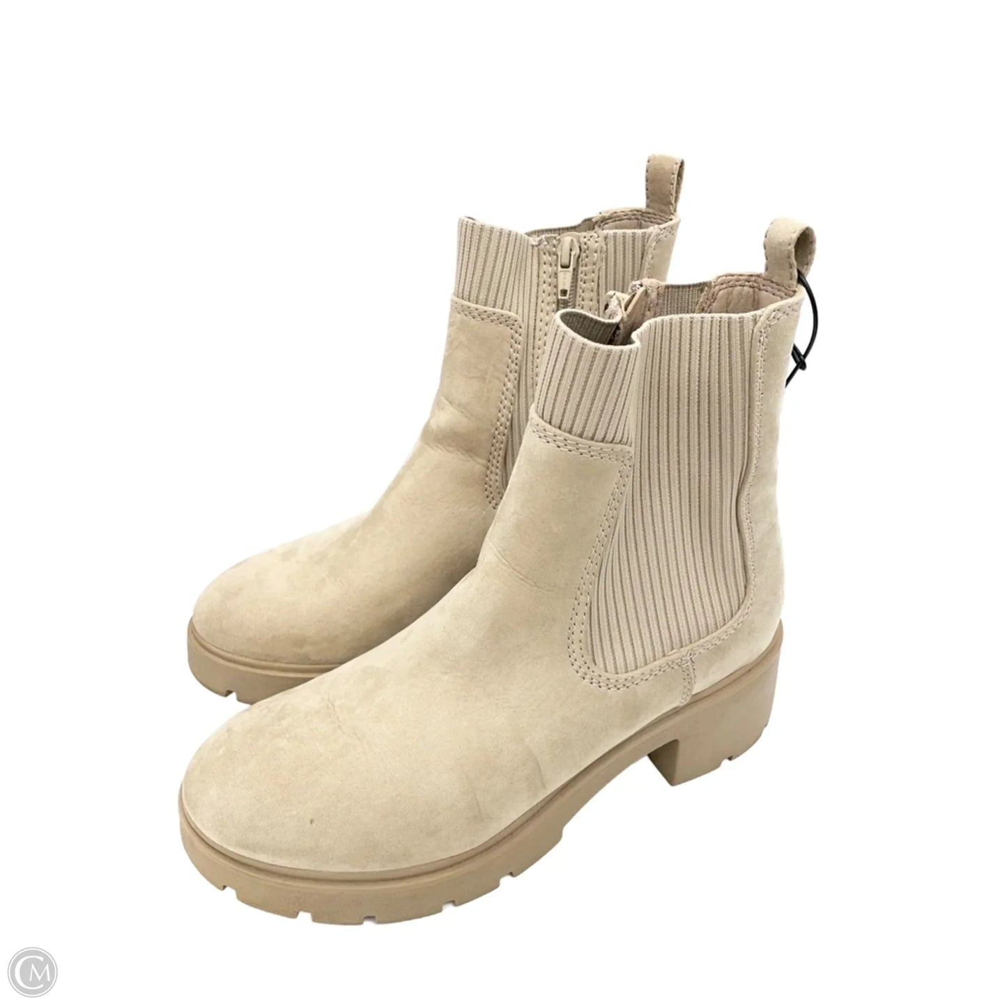 Boots Ankle Heels By No Boundaries In Beige, Size: 10