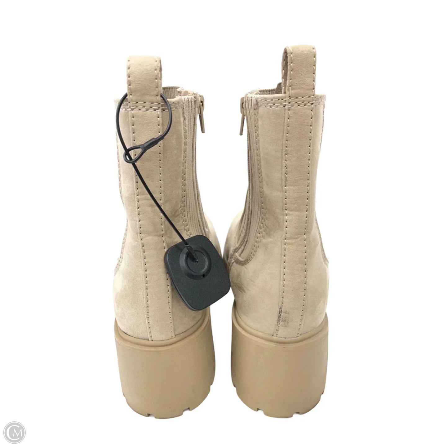 Boots Ankle Heels By No Boundaries In Beige, Size: 10