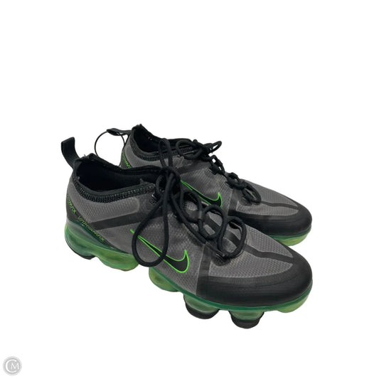Shoes Athletic By Nike In Green & Grey, Size: 8.5