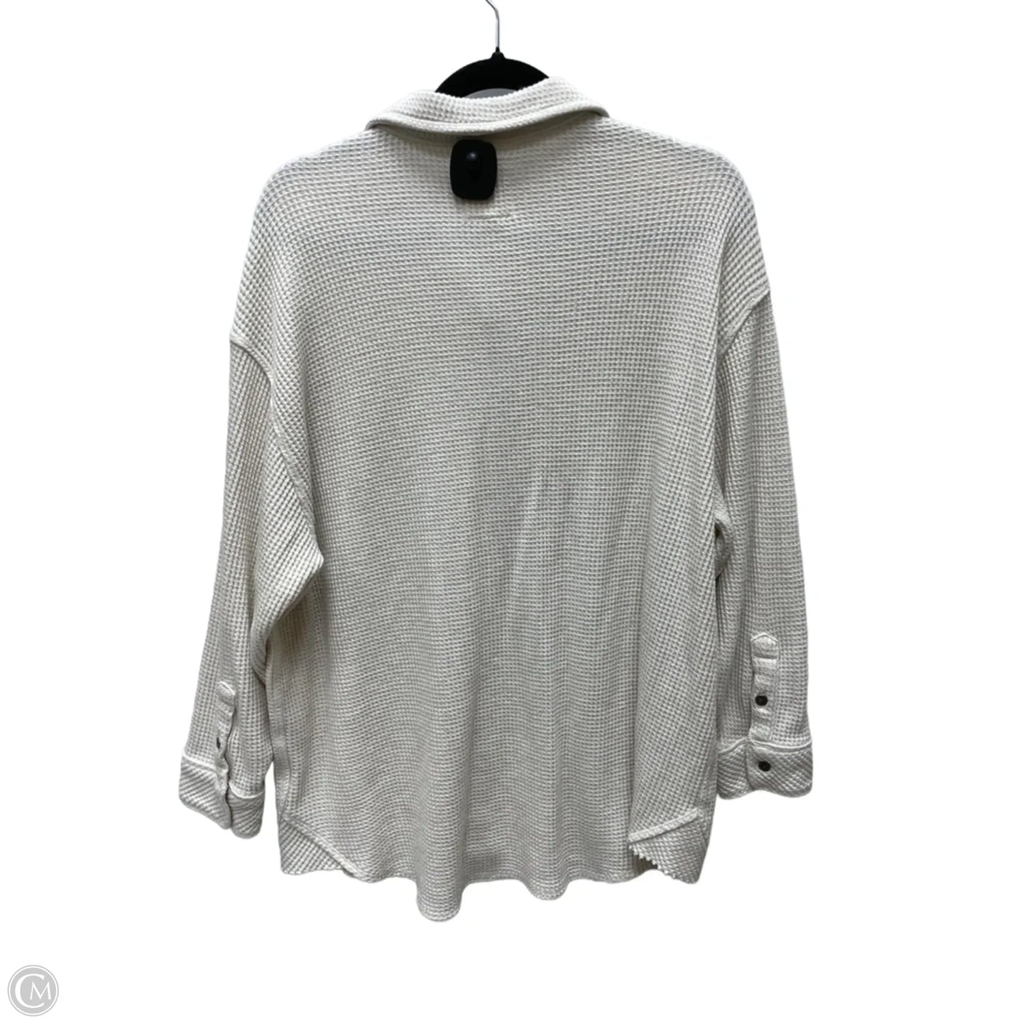 Top Long Sleeve Basic By Aerie In Cream, Size: M