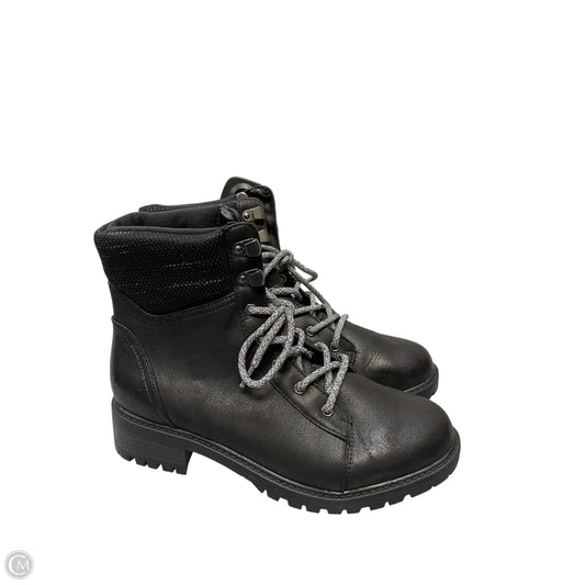 Boots Ankle Flats By Universal Thread In Black, Size: 8