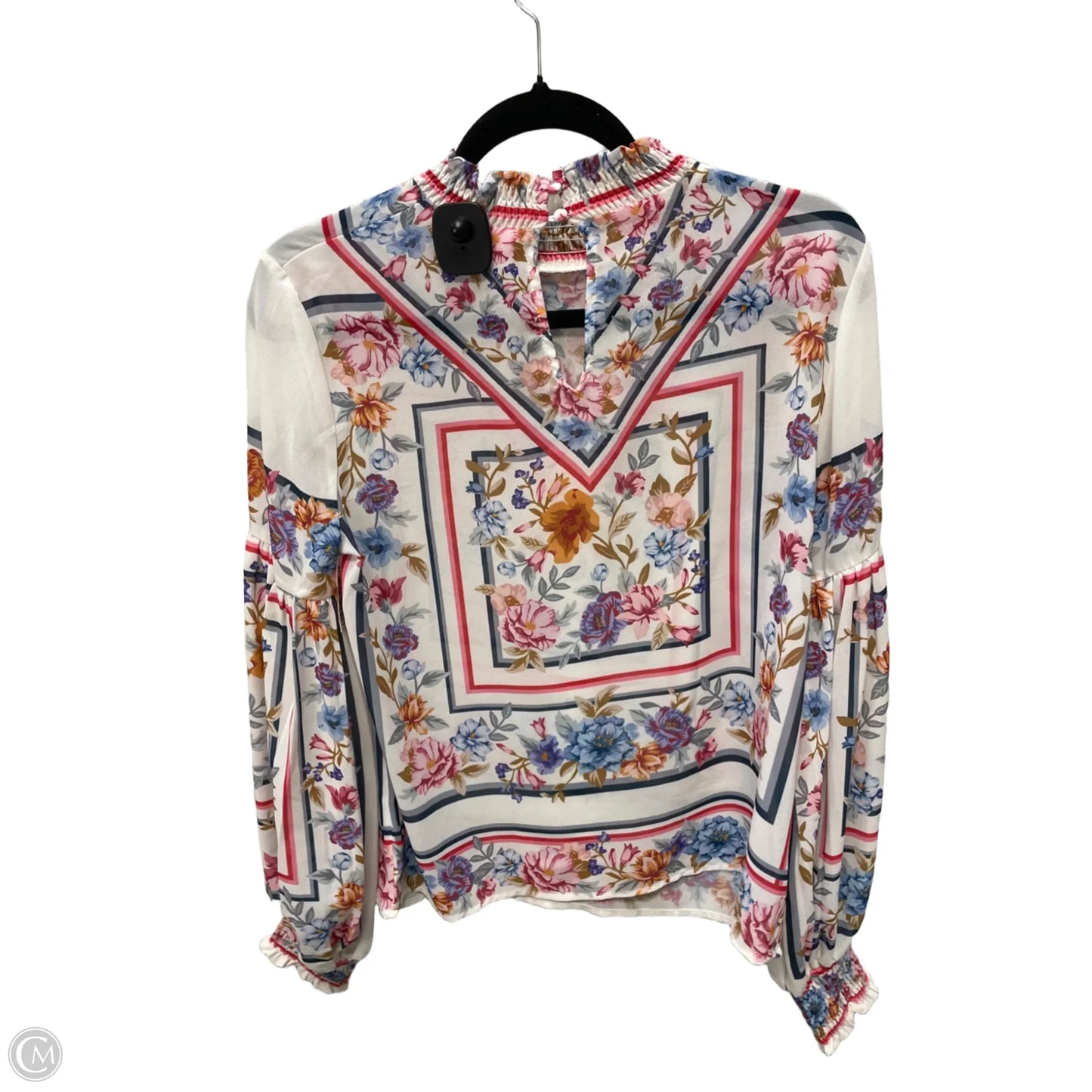 Blouse Long Sleeve By Jealous Tomato In Floral Print, Size: S