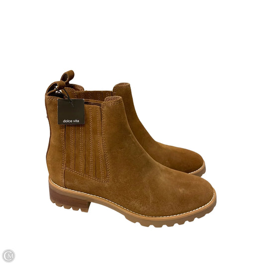 Boots Ankle Flats By Dolce Vita In Tan, Size: 8.5