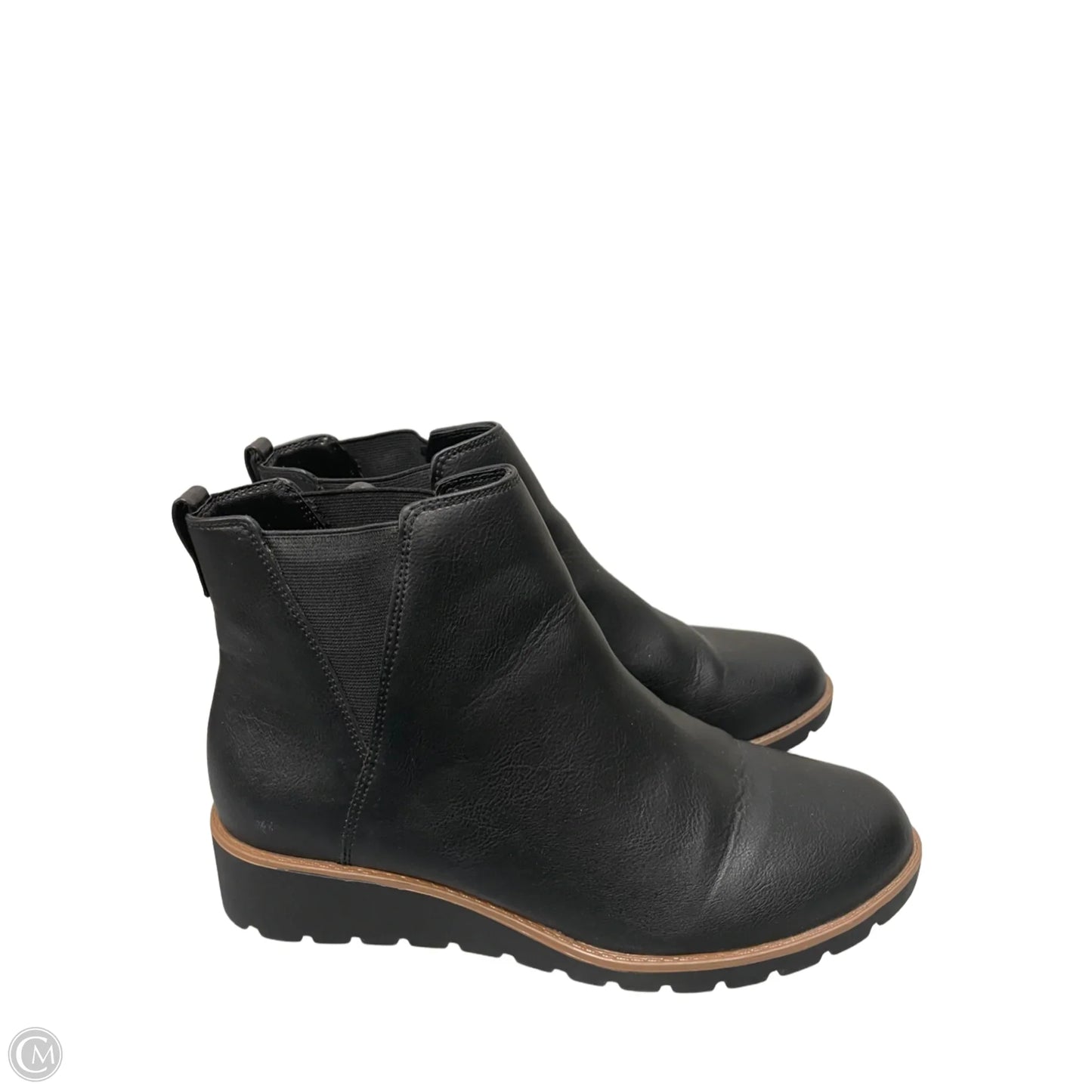Boots Ankle Flats By St Johns Bay In Black, Size: 9