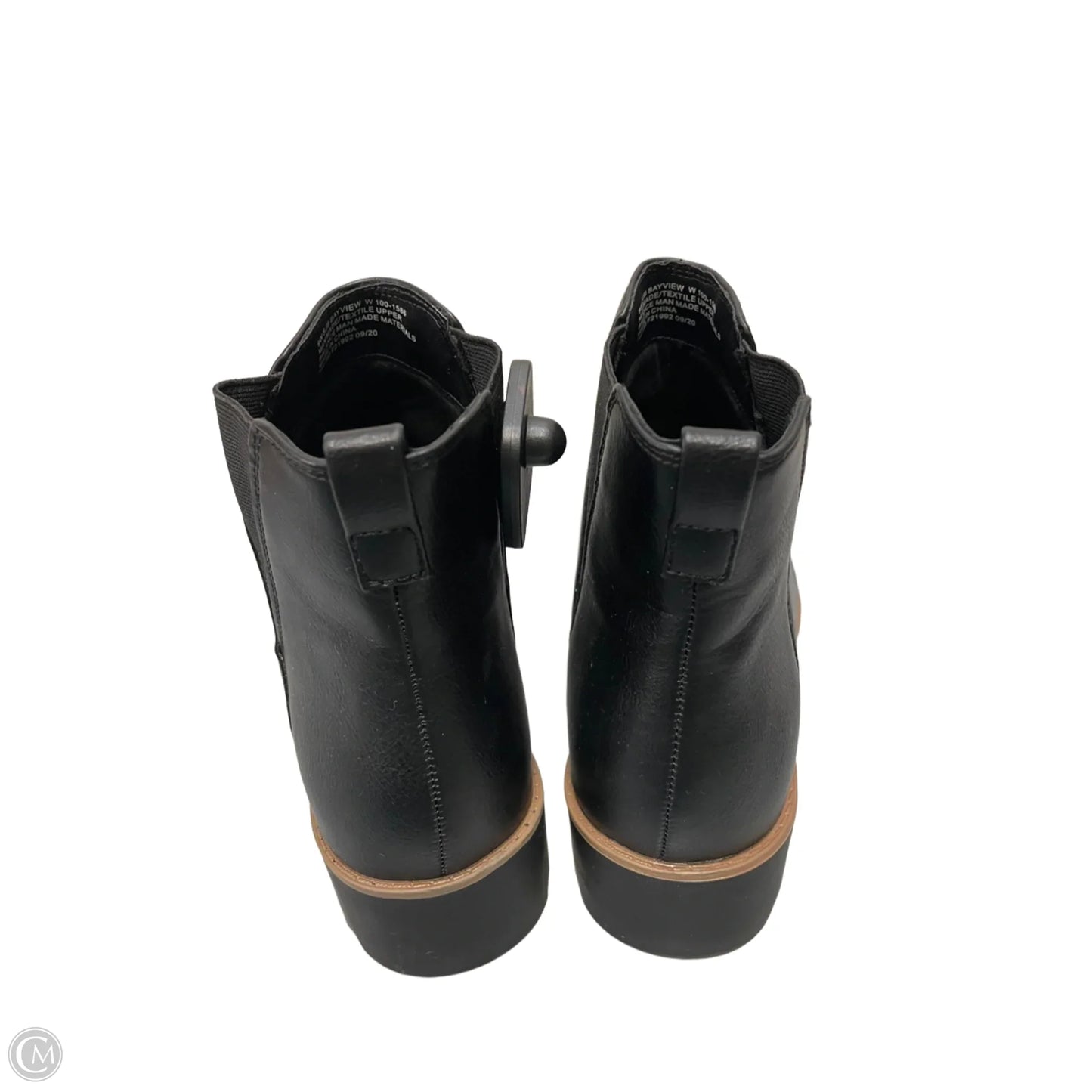 Boots Ankle Flats By St Johns Bay In Black, Size: 9
