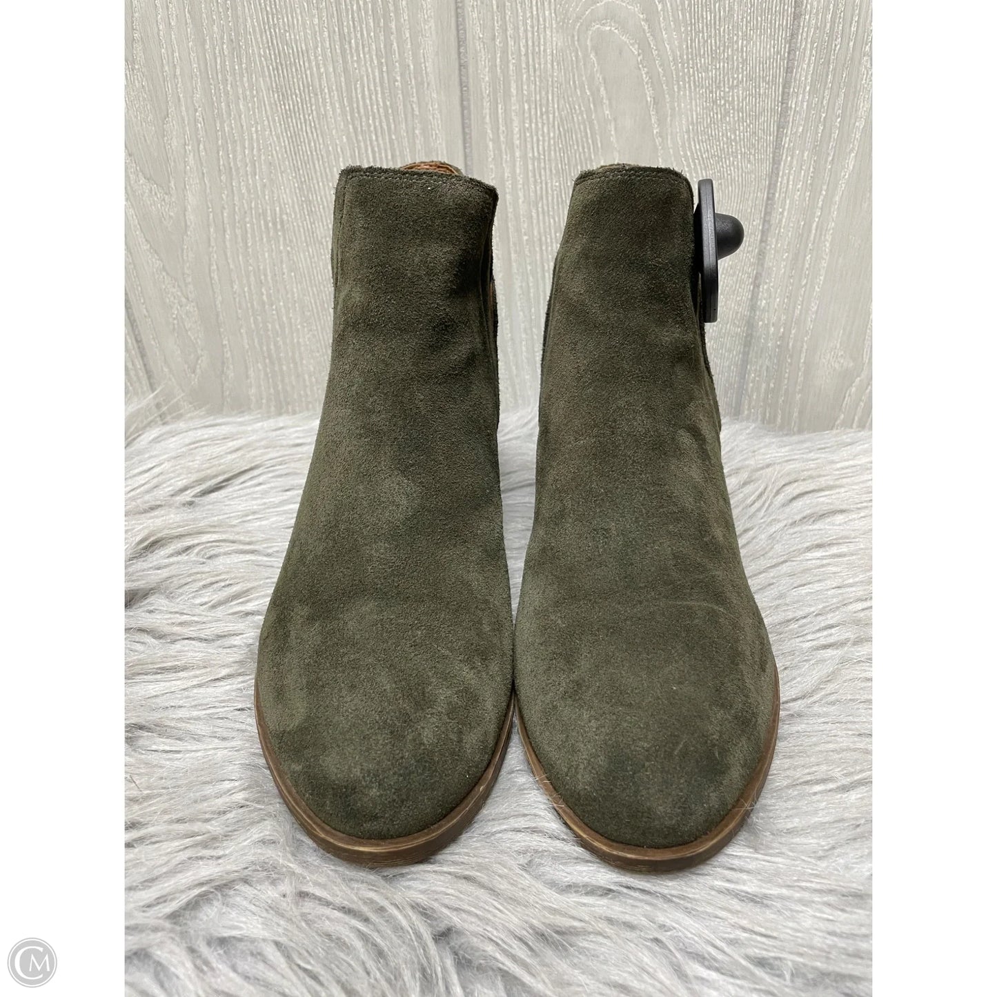Boots Ankle Heels By Lucky Brand In Green, Size: 10