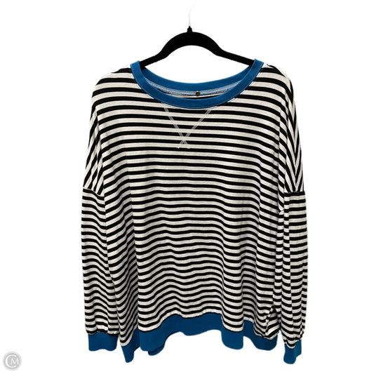 Top Long Sleeve By Clothes Mentor In Striped Pattern, Size: 4x