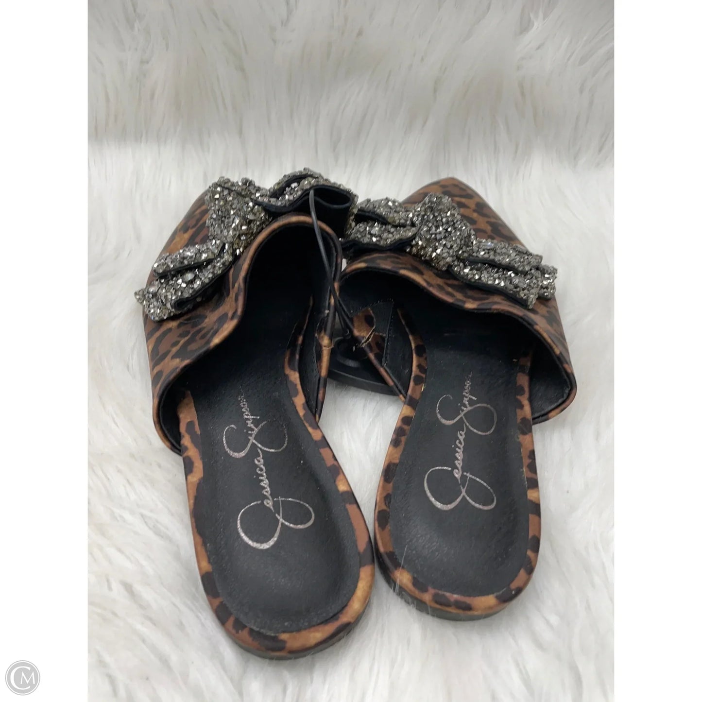 Shoes Flats By Jessica Simpson In Leopard Print, Size: 7.5