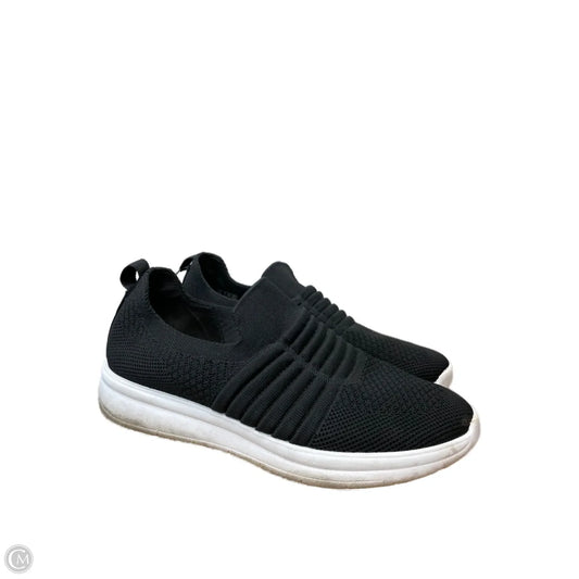 Shoes Flats By Clarks In Black & White, Size: 11