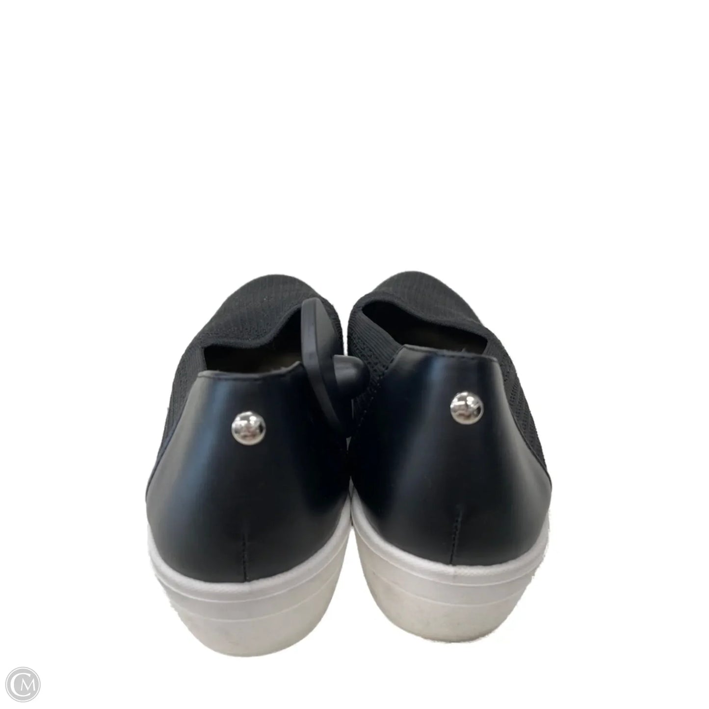 Shoes Heels Platform By Anne Klein In Black & White, Size: 9.5
