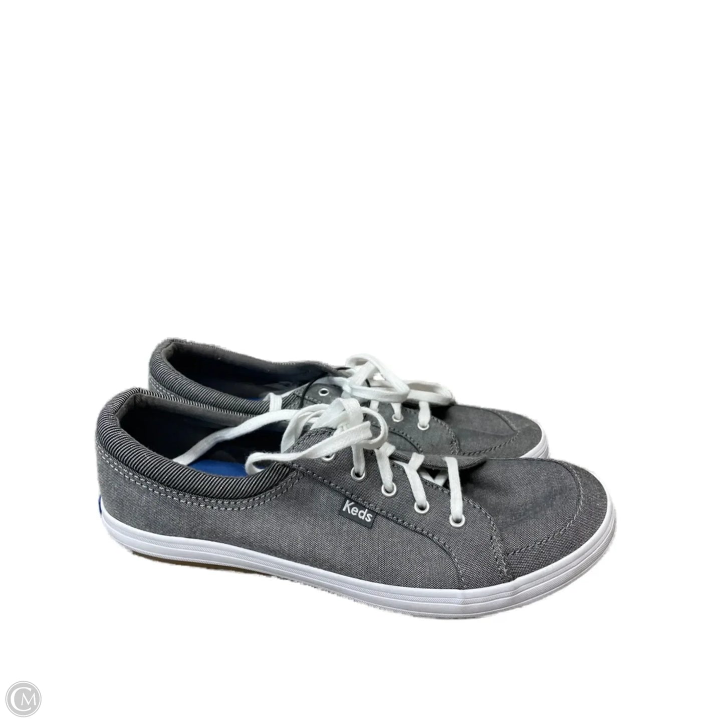 Shoes Sneakers By Keds In Grey & White, Size: 7.5