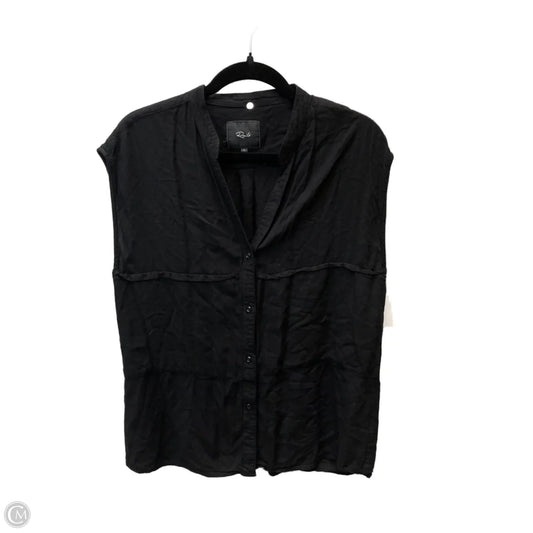 Top Sleeveless By Rails In Black, Size: L