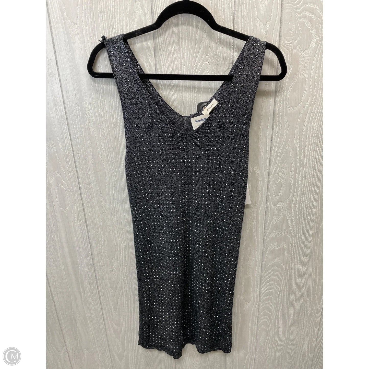 Dress Casual Short By Debut In Black & Silver, Size: S