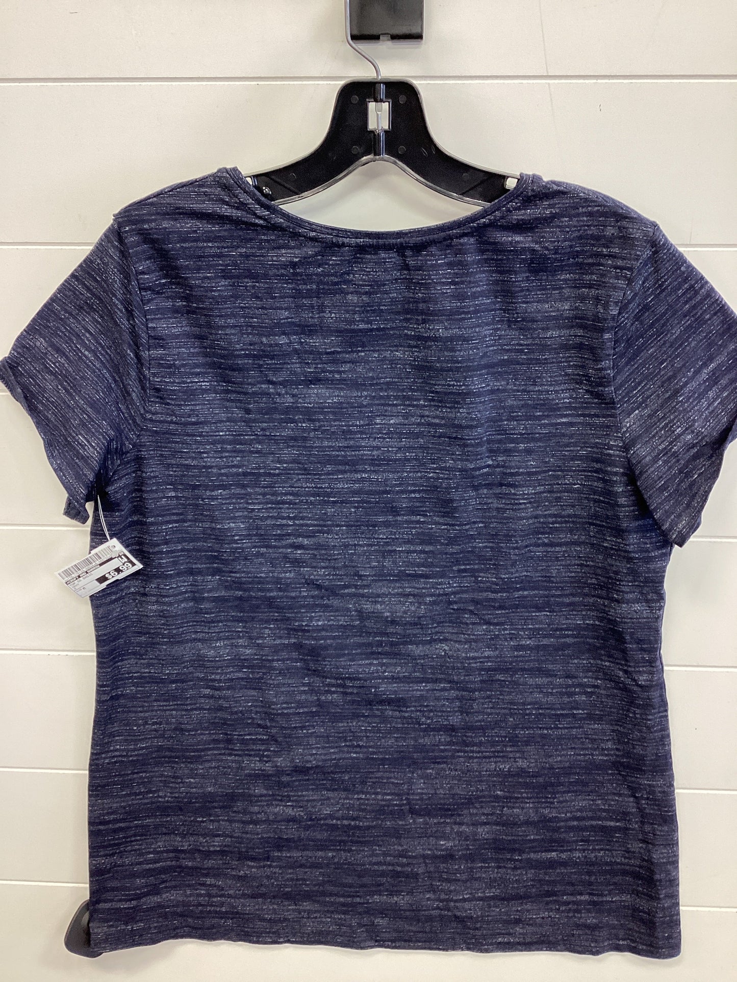 Top Ss Basic By Croft And Barrow In Navy, Size:M