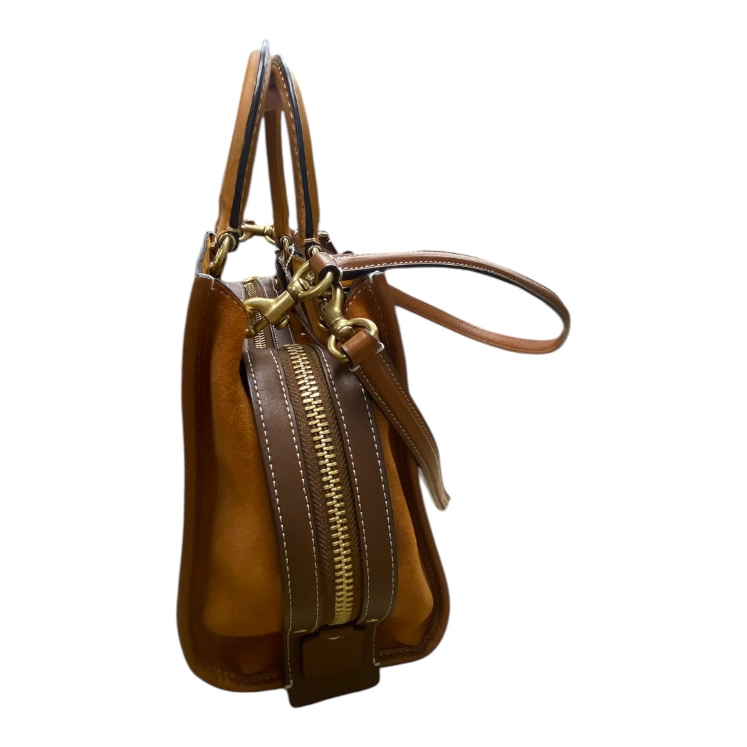 Handbag Designer By Coach In Brown, Size:Medium