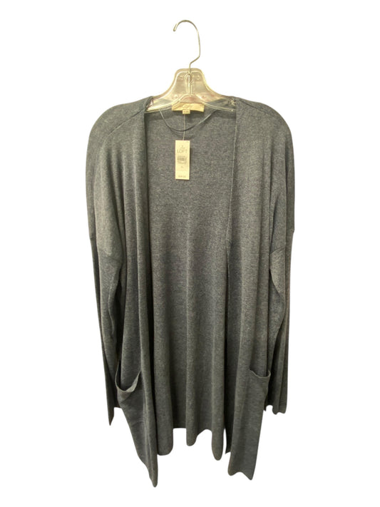 Cardigan By Loft In Blue, Size:Xl