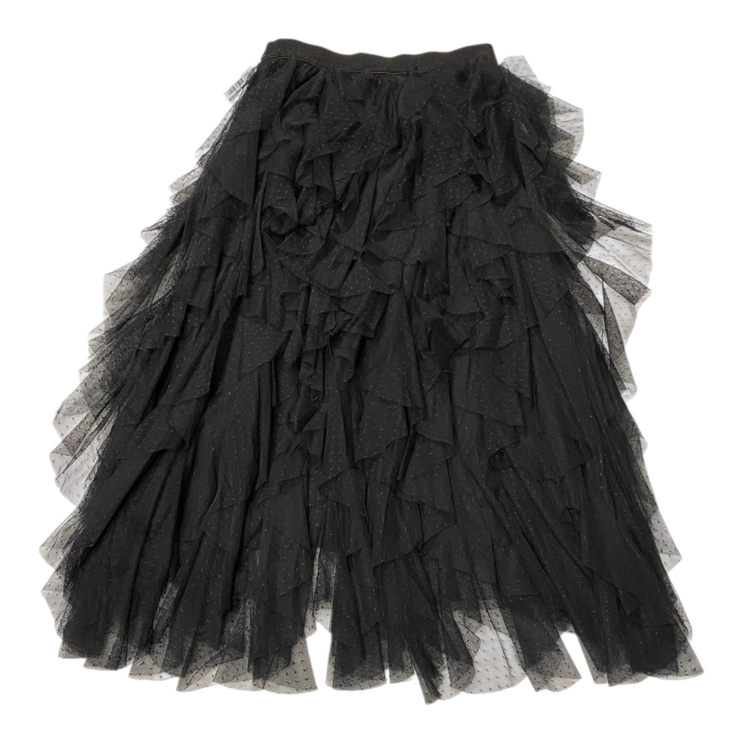 Skirt Maxi By Anthropologie In Black, Size:Xs
