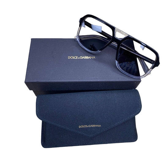 Sunglasses Luxury Designer By Dolce And Gabbana In Multi, Size: