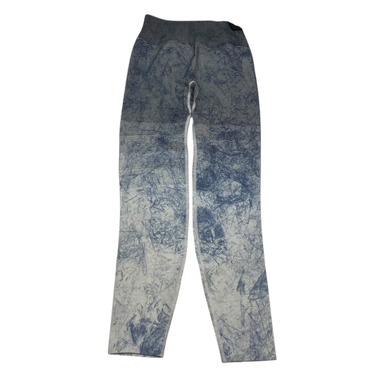 Athletic Leggings By Lululemon In Blue & White, Size:S