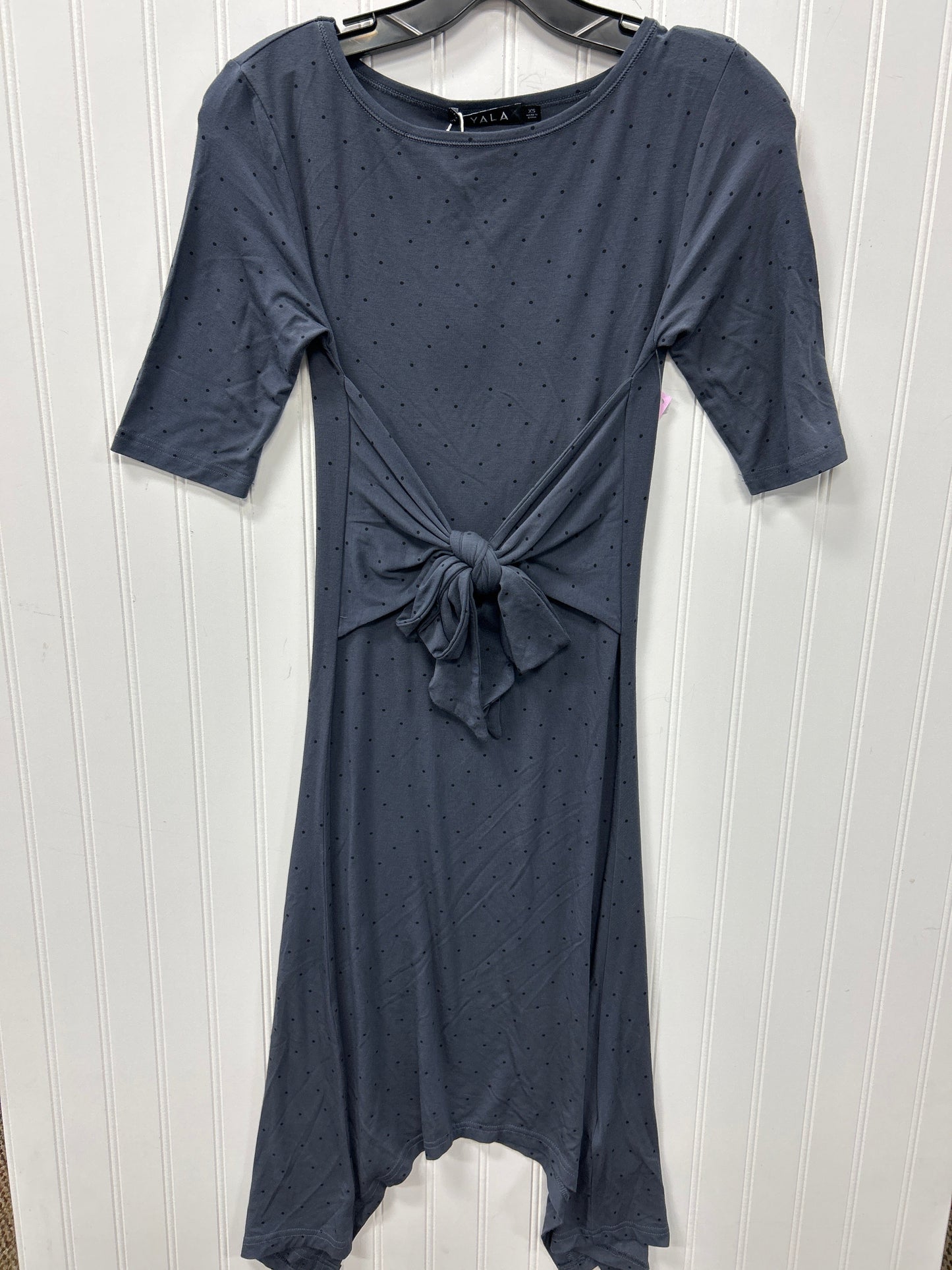 Dress Casual Midi By Cmc In Grey, Size:Xs