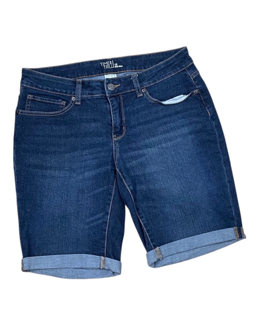 Shorts By Time And Tru In Blue Denim, Size:12