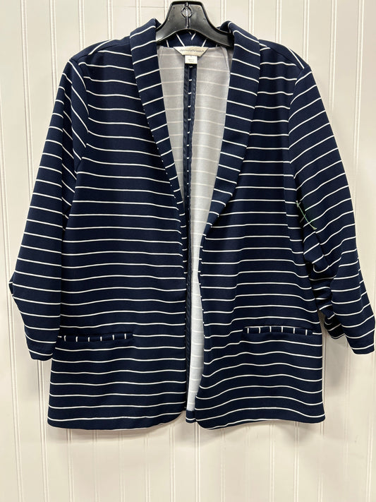 Blazer By Christopher And Banks In Navy, Size:Xl