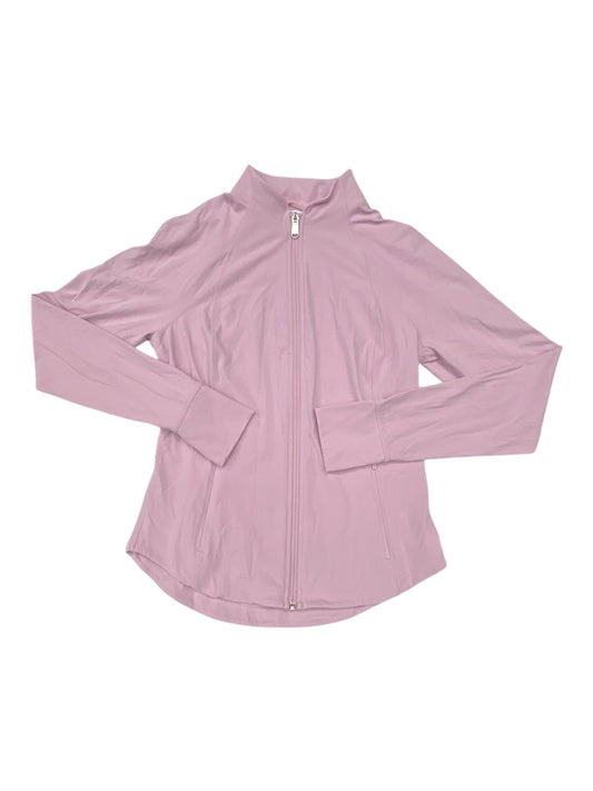 Athletic Jacket By Athleta In Pink, Size:M