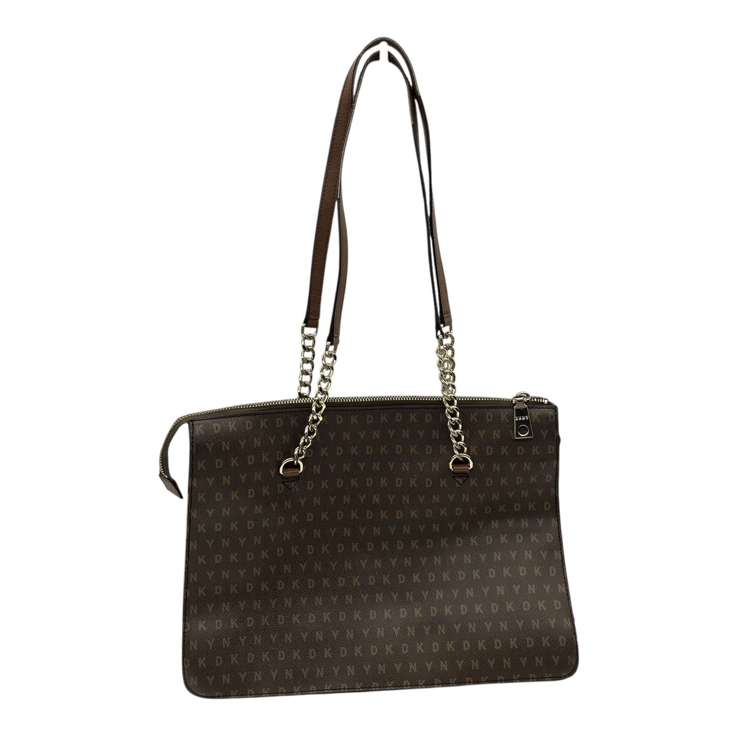 Handbag By Dkny In Brown, Size:Medium