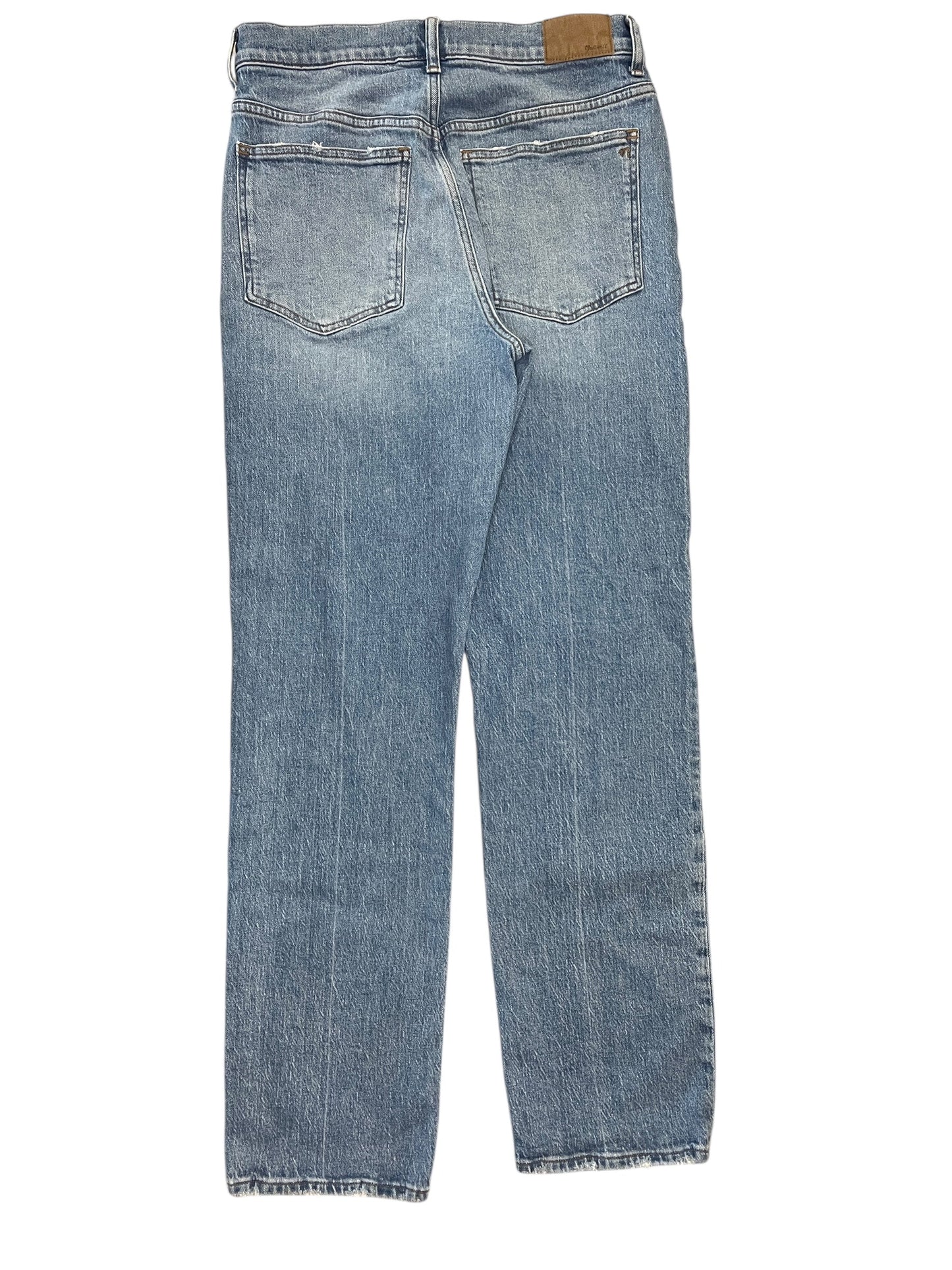 Jeans Straight By Madewell In Blue Denim, Size:10