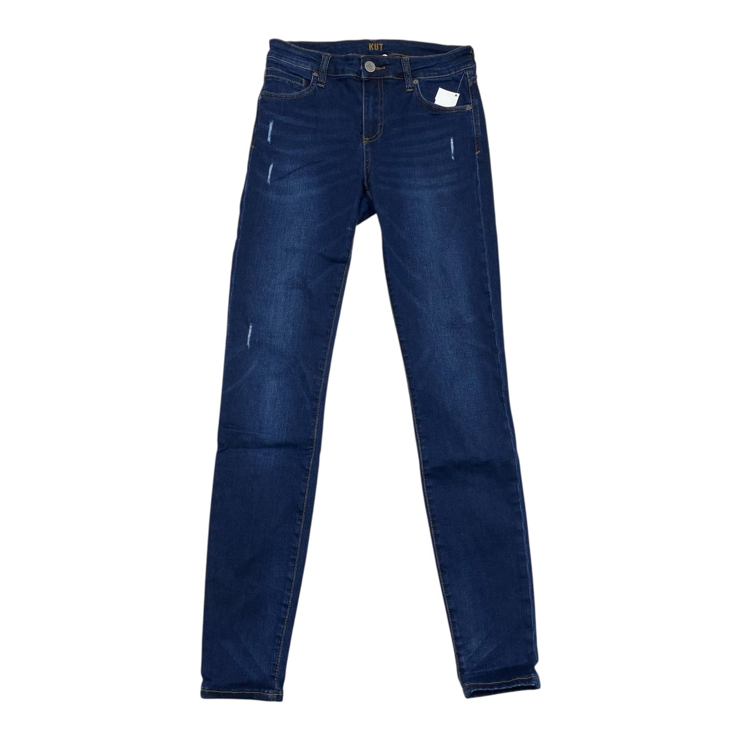 Jeans Skinny By Kut In Blue Denim, Size:2