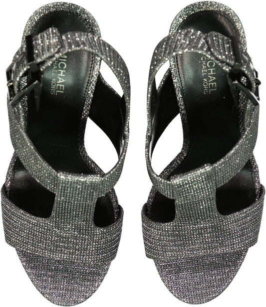 MICHAEL BY MICHAEL KORS-SANDALS HEELS BLOCK Size 7