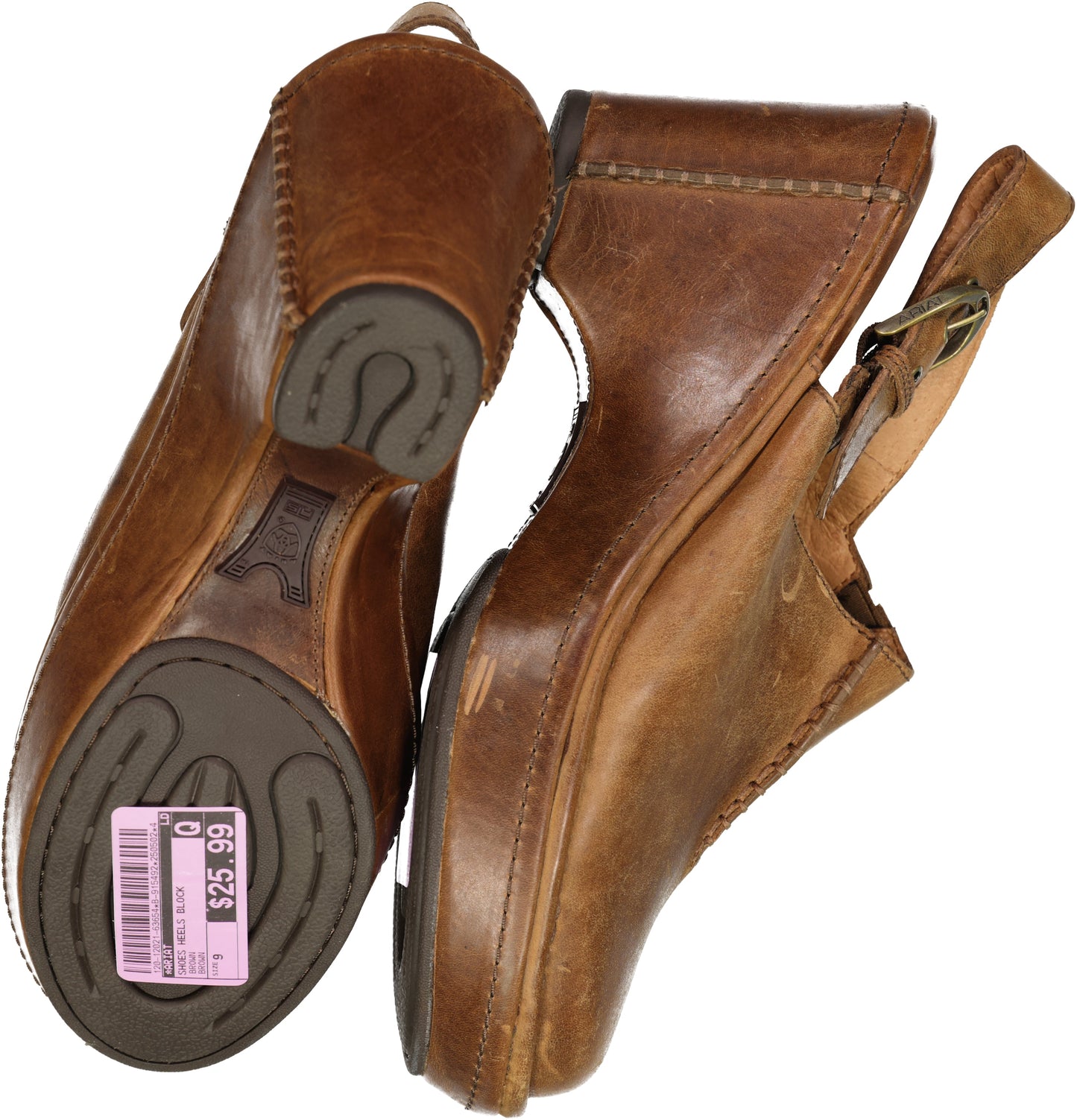 ARIAT-SHOES HEELS BLOCK Size 9