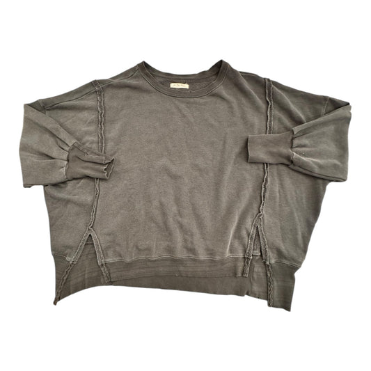 Top Sweatshirt Ls By We The Free In Grey, Size:M