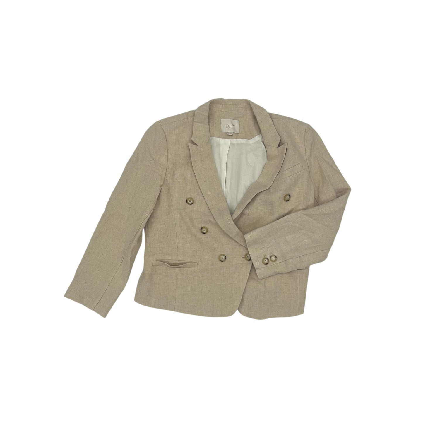 Blazer By Loft In Tan, Size:M