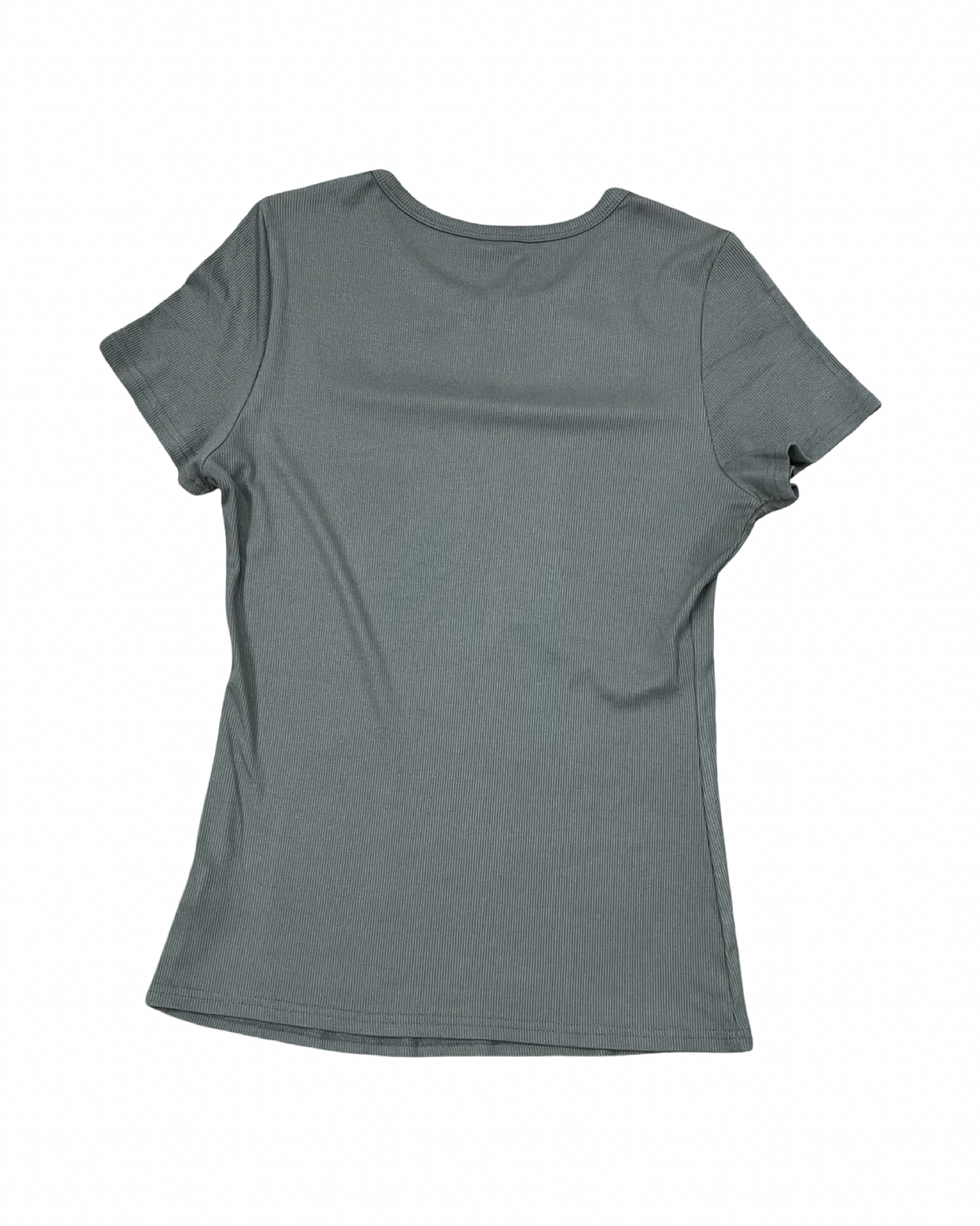 Top Ss Basic By Clothes Mentor In Green, Size:L