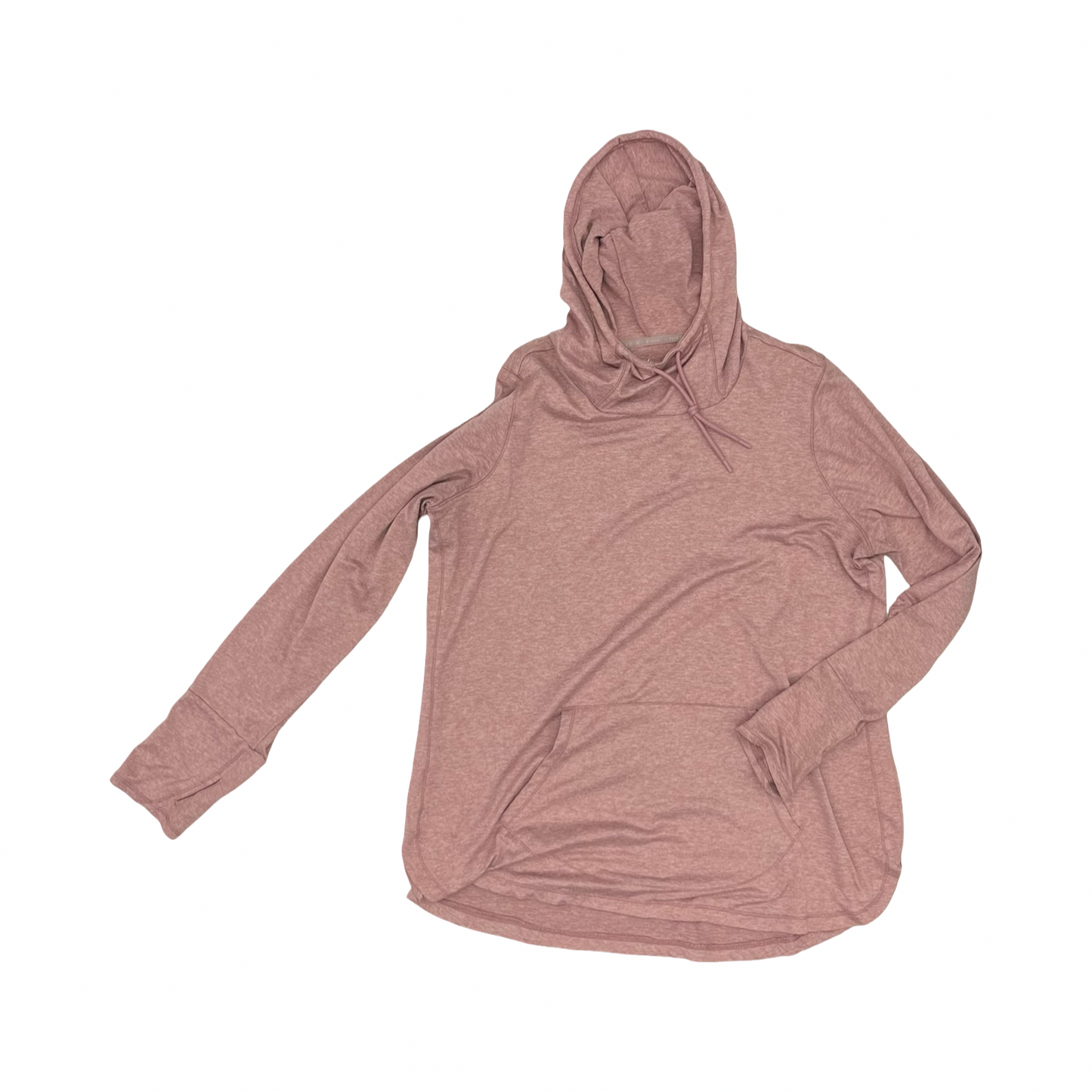 Athletic Top Ls Hoodie By Rbx In Pink, Size:1X