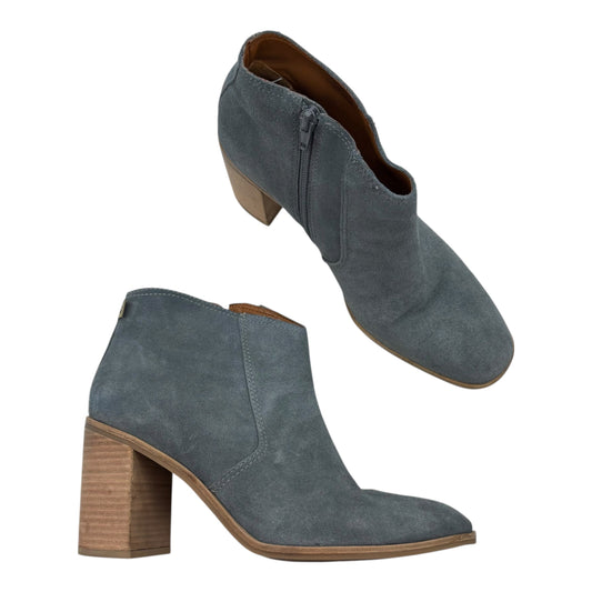 Boots Leather By Lucky Brand In Grey, Size:9
