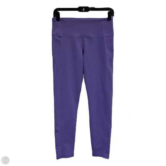 Athletic Leggings By Under Armour In Purple, Size: M