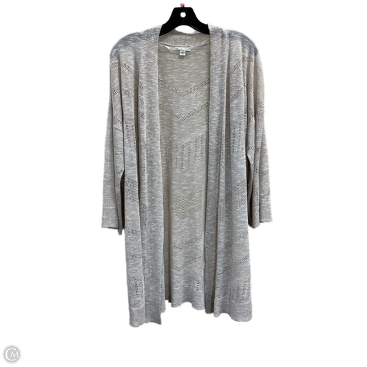 Cardigan By Dressbarn In Beige, Size: M