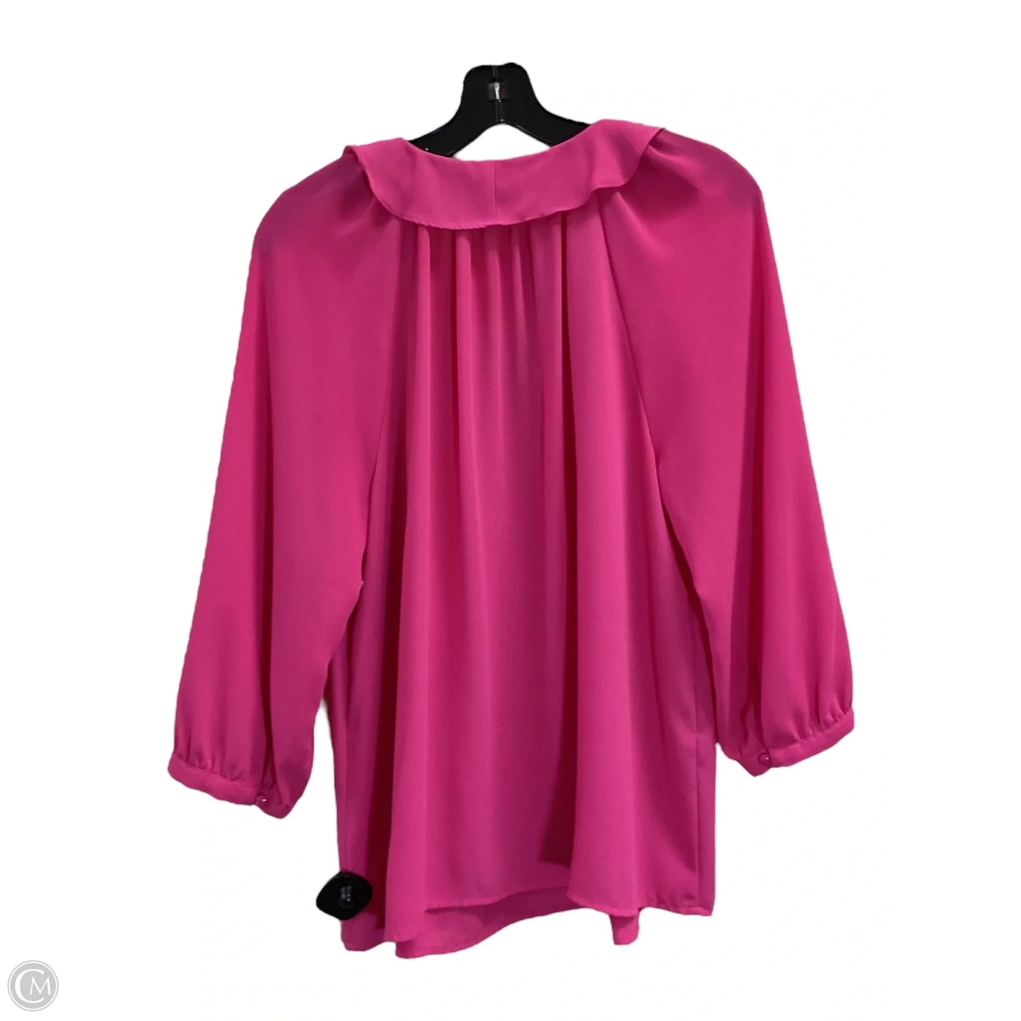 Top Long Sleeve By Elle In Pink, Size: L