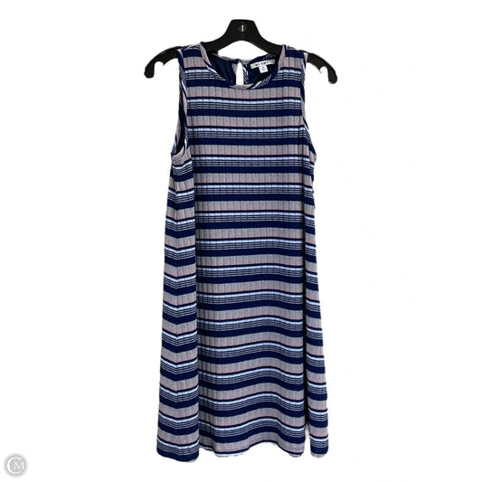 Dress Casual Midi By Miami In Blue & Pink, Size: M