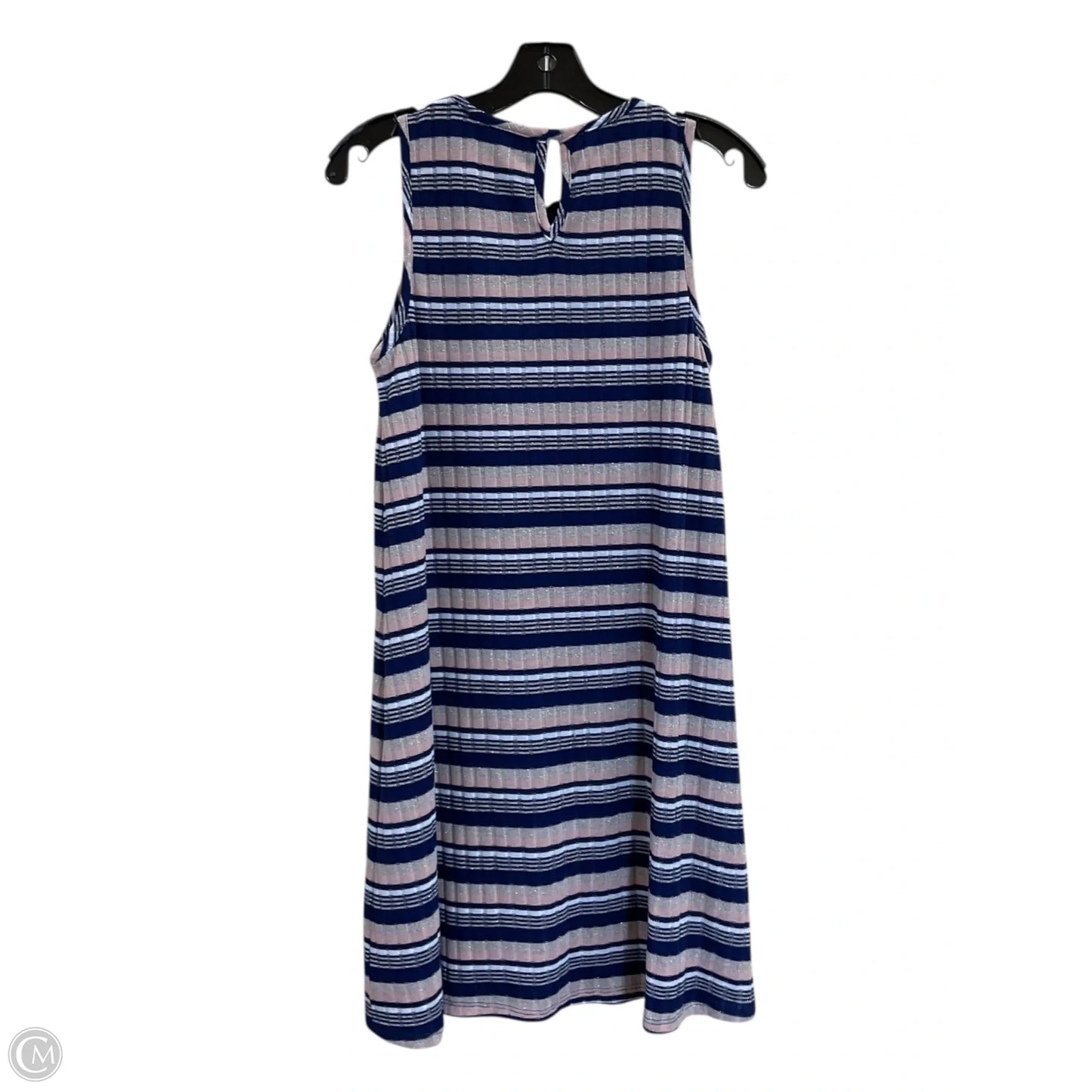 Dress Casual Midi By Miami In Blue & Pink, Size: M