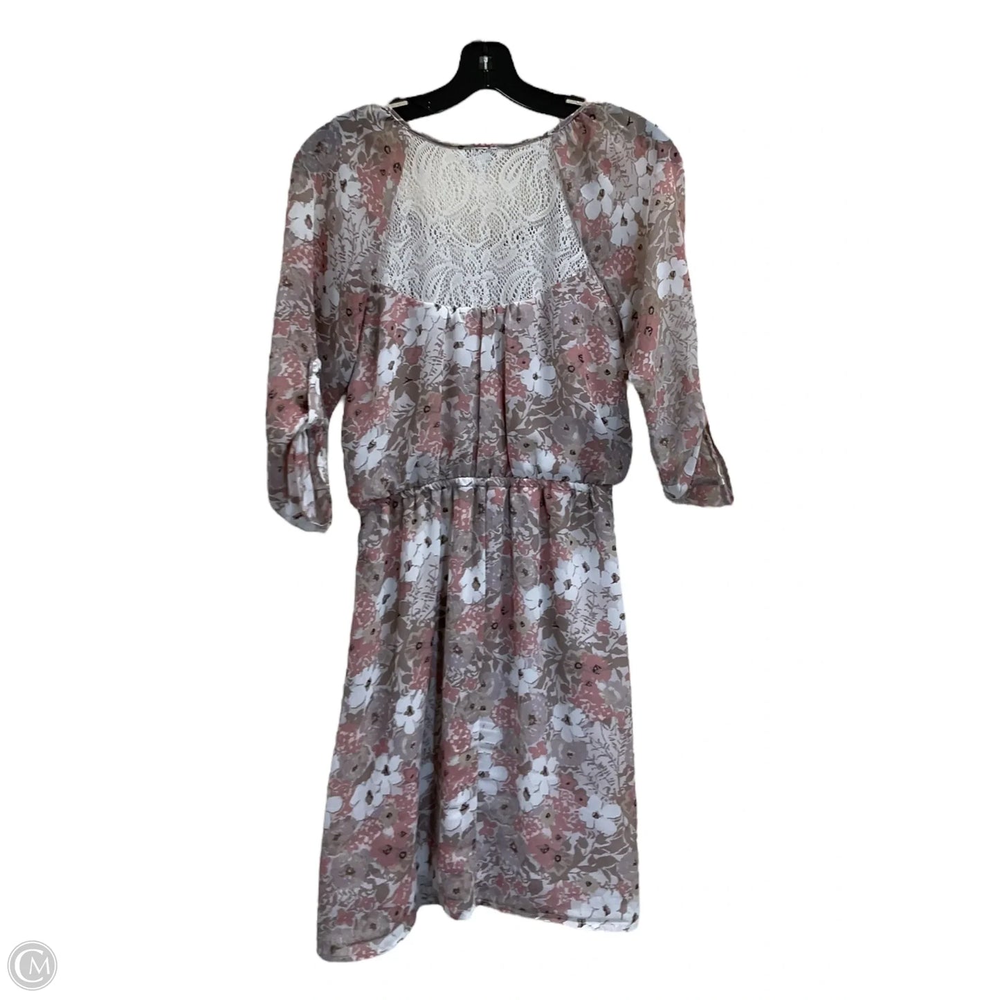 Dress Work By Charming Charlie In Pink & Tan, Size: S
