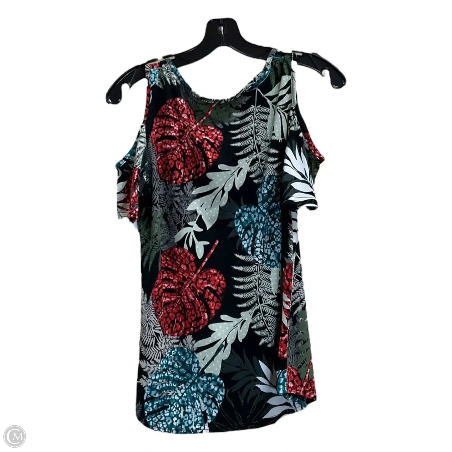 Top Short Sleeve By Clothes Mentor In Black, Size: S