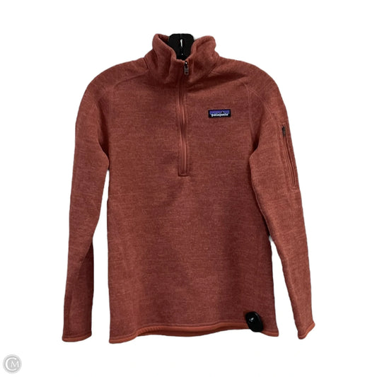 Sweatshirt Collar By Patagonia In Orange, Size: Xs