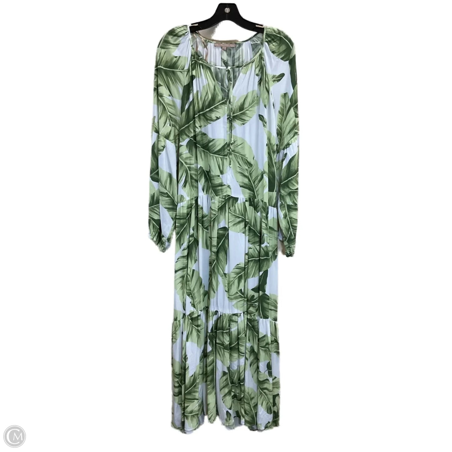 Dress Casual Maxi By Clothes Mentor In Green, Size: 1x