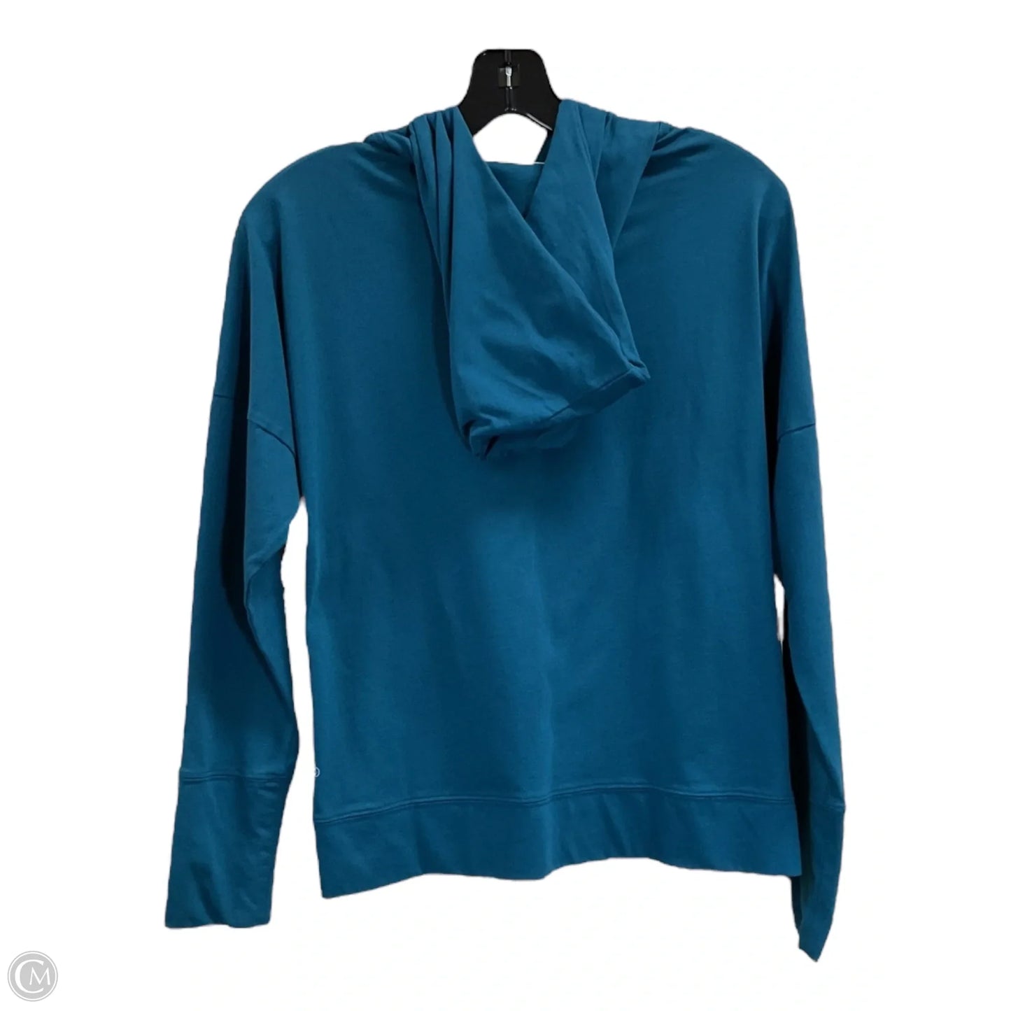 Sweatshirt Hoodie By Puma In Teal, Size: M
