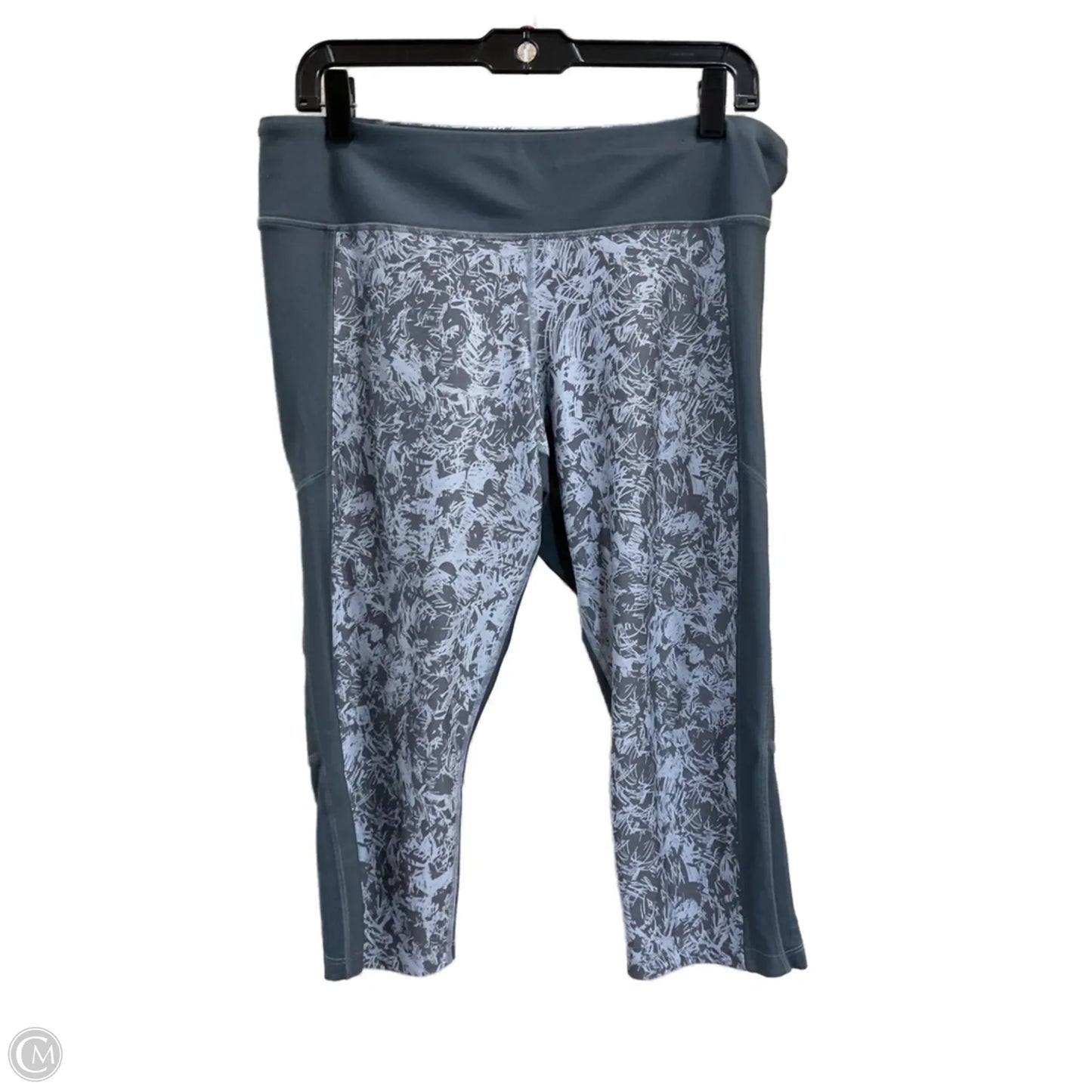 Athletic Leggings Capris By Under Armour In Grey, Size: Xl