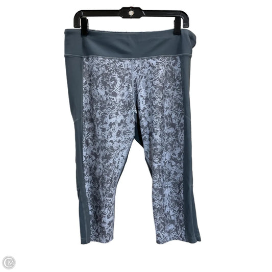 Athletic Leggings Capris By Under Armour In Grey, Size: Xl