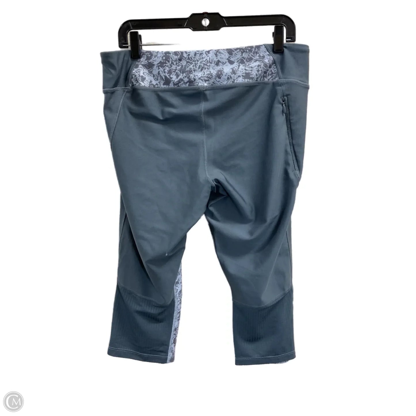 Athletic Leggings Capris By Under Armour In Grey, Size: Xl